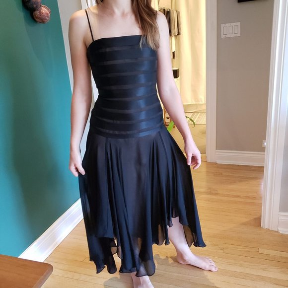 BCBGMAXARIA Dresses & Skirts - BCBGMAXARIA  Black Evening Dress Size 2